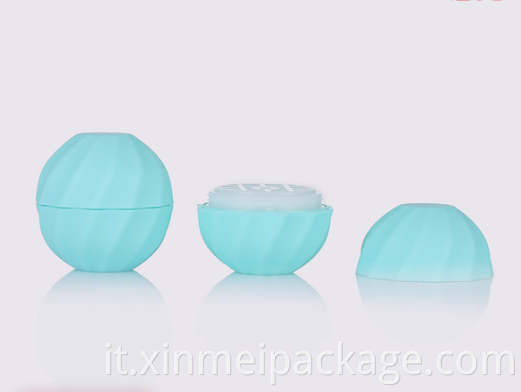 egg shape lip balm container